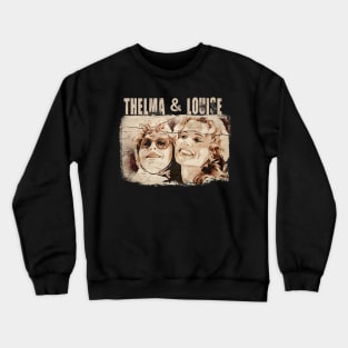 thelma and louise retro Crewneck Sweatshirt